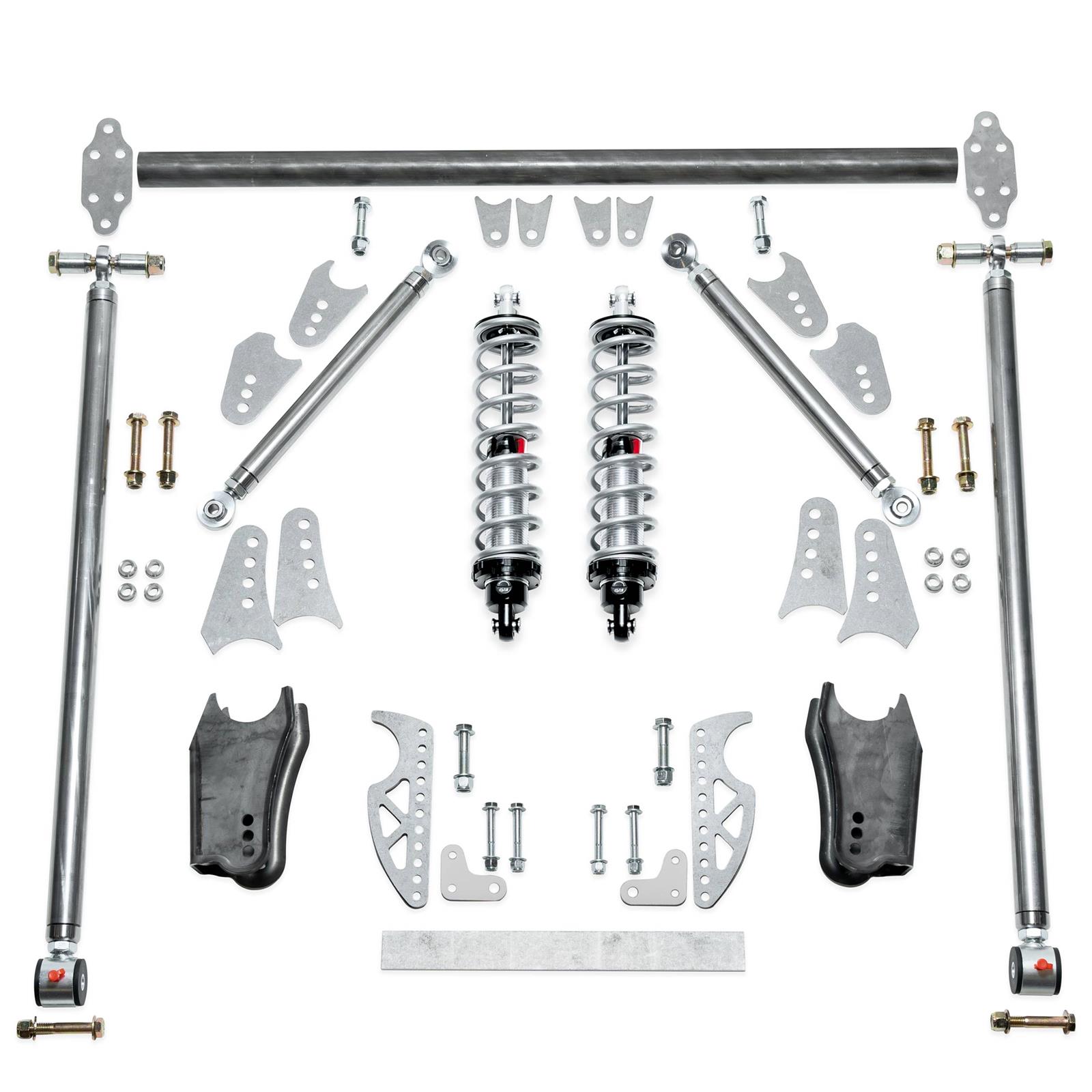 QA1 HD Pro Rear Triangulated 4-Link Kit - Front Mount Single Adj Coilovers