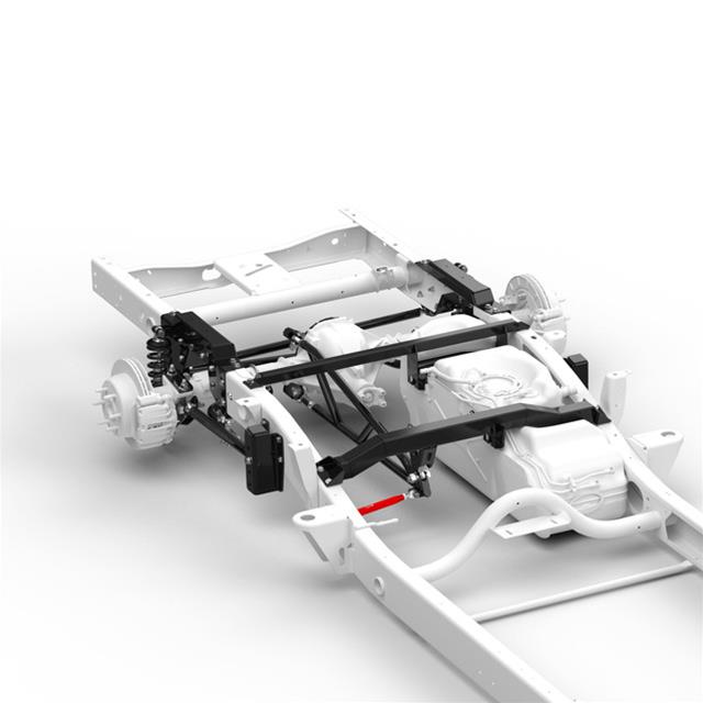 QA1 Rear Suspension Conversion Systems for 1999-2006 SIERRA 1500, SILVERADO 1500 - R245-200 System, Adjustable, Double Adjustable Coilover, 200 lbs./in., Torque Arm, Panhard Bar, GM 10-Bolt, Short Bed, Chevy, GMC, Kit thumbnail 2