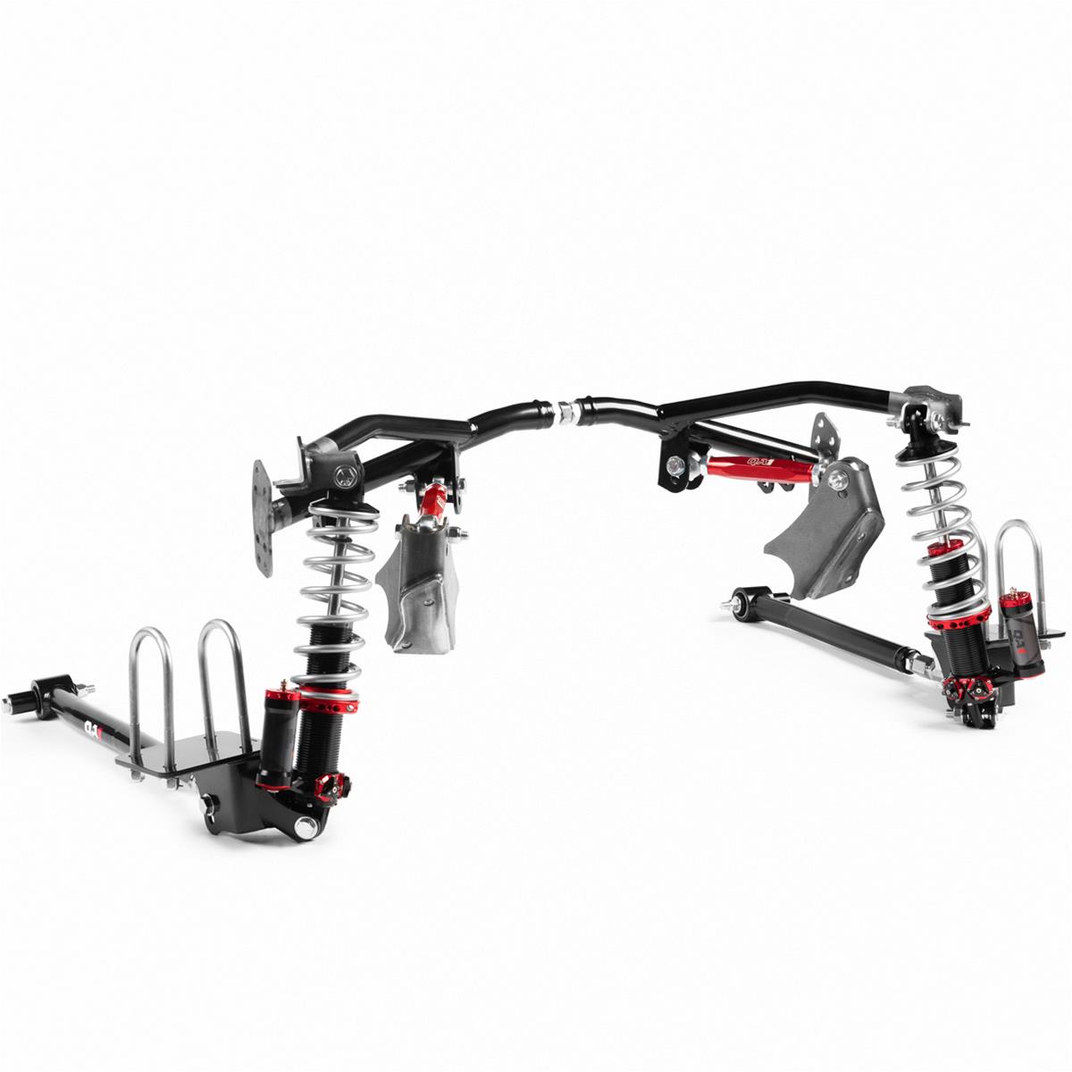 QA1 Four Link Conversion Kits for 1970-1981 CAMARO, FIREBIRD - R357-170 Rear Suspension, 4 Conversion, Triangulated, Double Adjustable, 170 lbs/in, Springs, Trailing Arm, Black Powdercoated, Chevrolet, Pontiac, Kit thumbnail 6