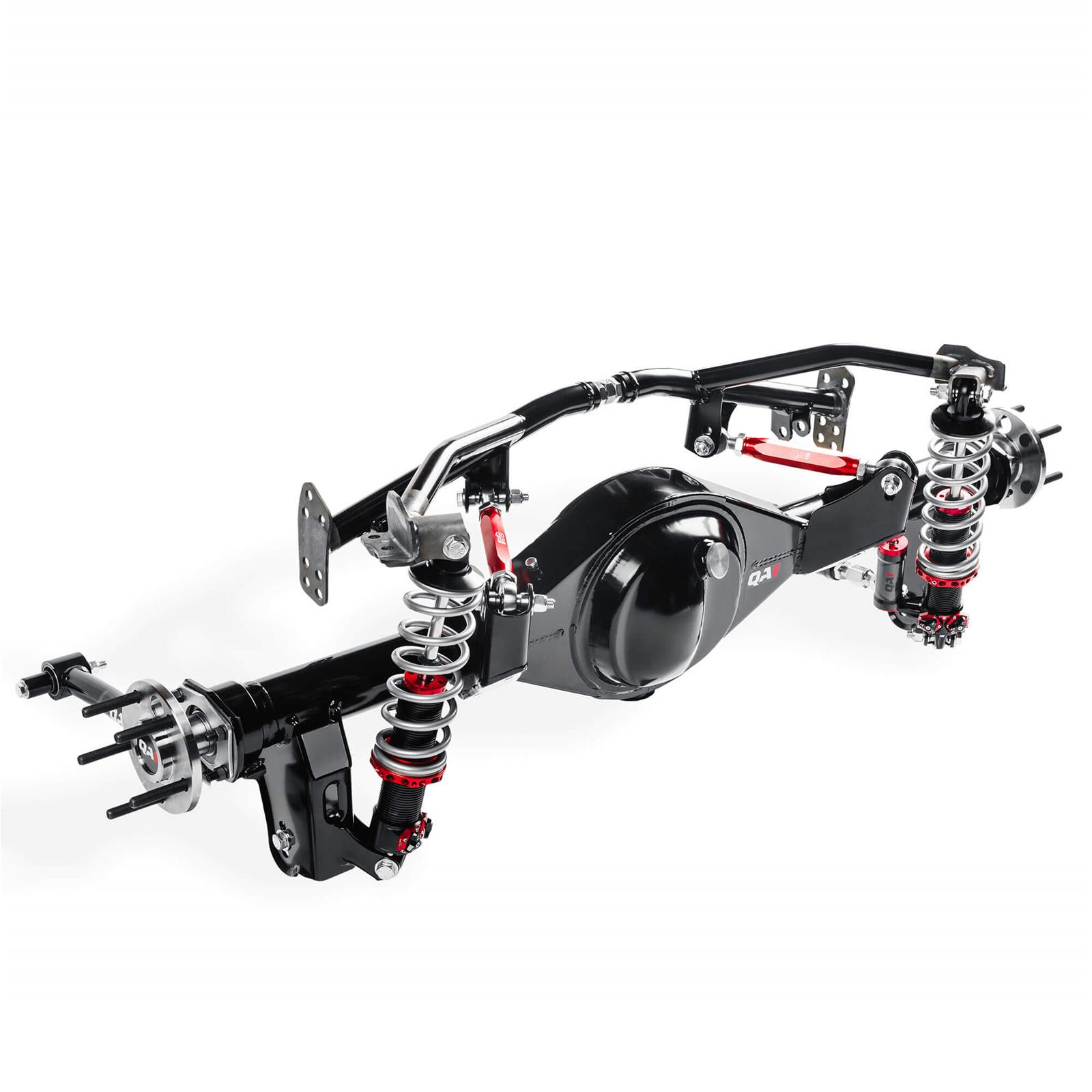 QA1 Four Link Conversion and Standard Ford 9 in. Axle Kits for 1970-1981 CAMARO, FIREBIRD - R357-170S Rear Suspension, 4 Conversion, Triangulated, Mod Series Shocks, 170 lbs/in, Springs, Black, in, Axle, Chevrolet, Pontiac, Kit thumbnail 6