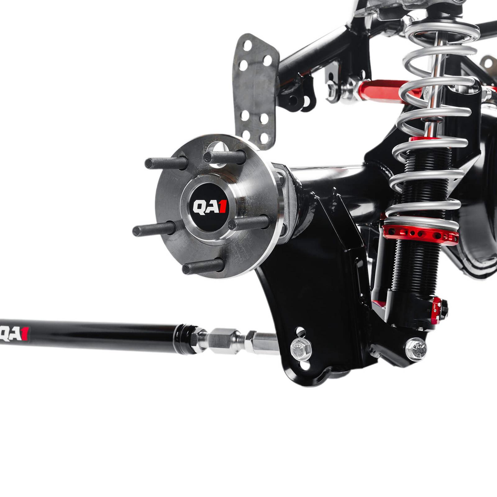 QA1 Four Link Conversion and Standard Ford 9 in. Axle Kits for 1970-1981 CAMARO, FIREBIRD - R357-170S Rear Suspension, 4 Conversion, Triangulated, Mod Series Shocks, 170 lbs/in, Springs, Black, in, Axle, Chevrolet, Pontiac, Kit thumbnail 5