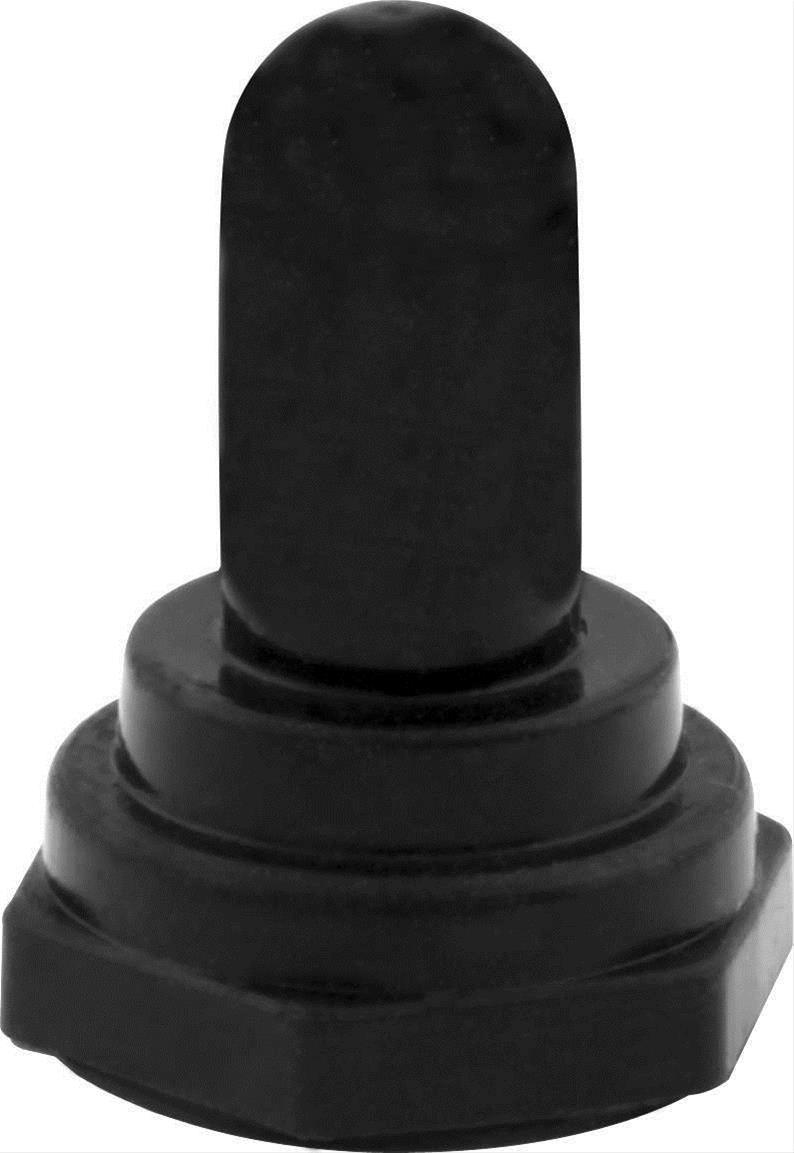 QuickCar Ignition Control Panel Toggle Switch Boots 50-610 Cover, Rubber/Black, Each thumbnail 2