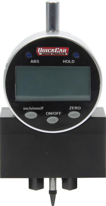 QuickCar Tire Pressure Gauges and Inflators 56-102 Inflators, Digital Tread Depth Gauge with Billet Base