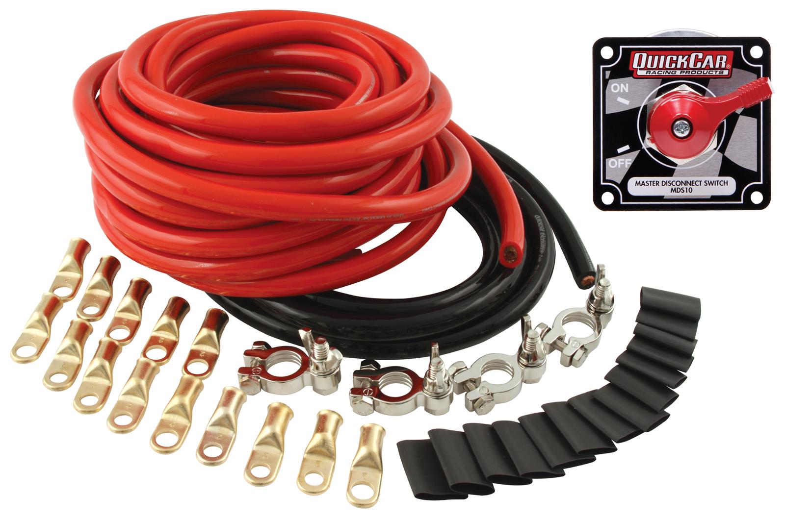 QuickCar 57-014 QuickCar Battery Cable Kits | Summit Racing