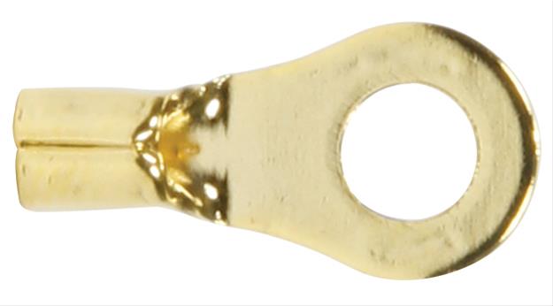 QuickCar Wiring Terminals 57-471 Connectors and Pigtails, #6 Ring Terminal 16-14 Ga Pair with heat shrink thumbnail 2