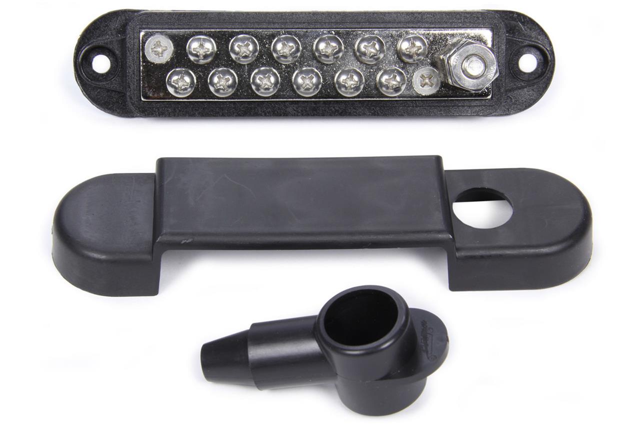 QuickCar Fuse Box Covers 57-8022 Buss Bar Kit With Covers, Black