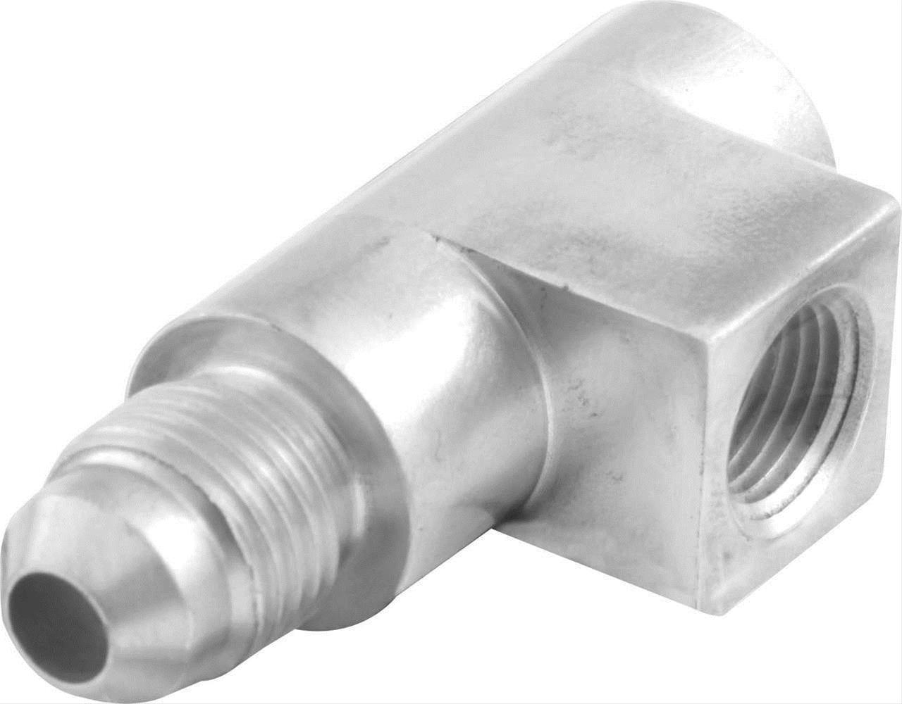 QuickCar Tee Fittings 61-722 Aluminum Tee, FM-1/8"NPTs to M #4 AN, Carded thumbnail 2