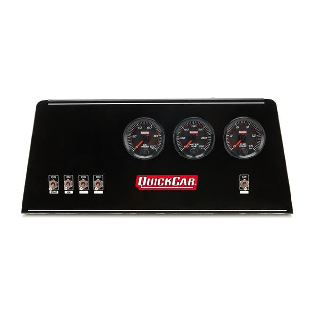 QuickCar NE Mod Dash Panel Redline OP/WT/FP Single Ignition QuickCar NE Mod Dash Panel Redline OP/WT/FP Single Ignition