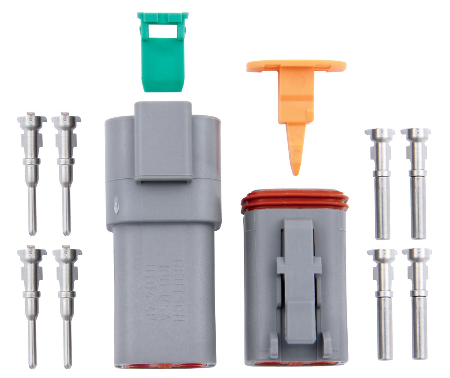 QuickCar Wiring Connectors and Pigtails 71-342 4 PIN DEUTSCH CONNECTOR KIT