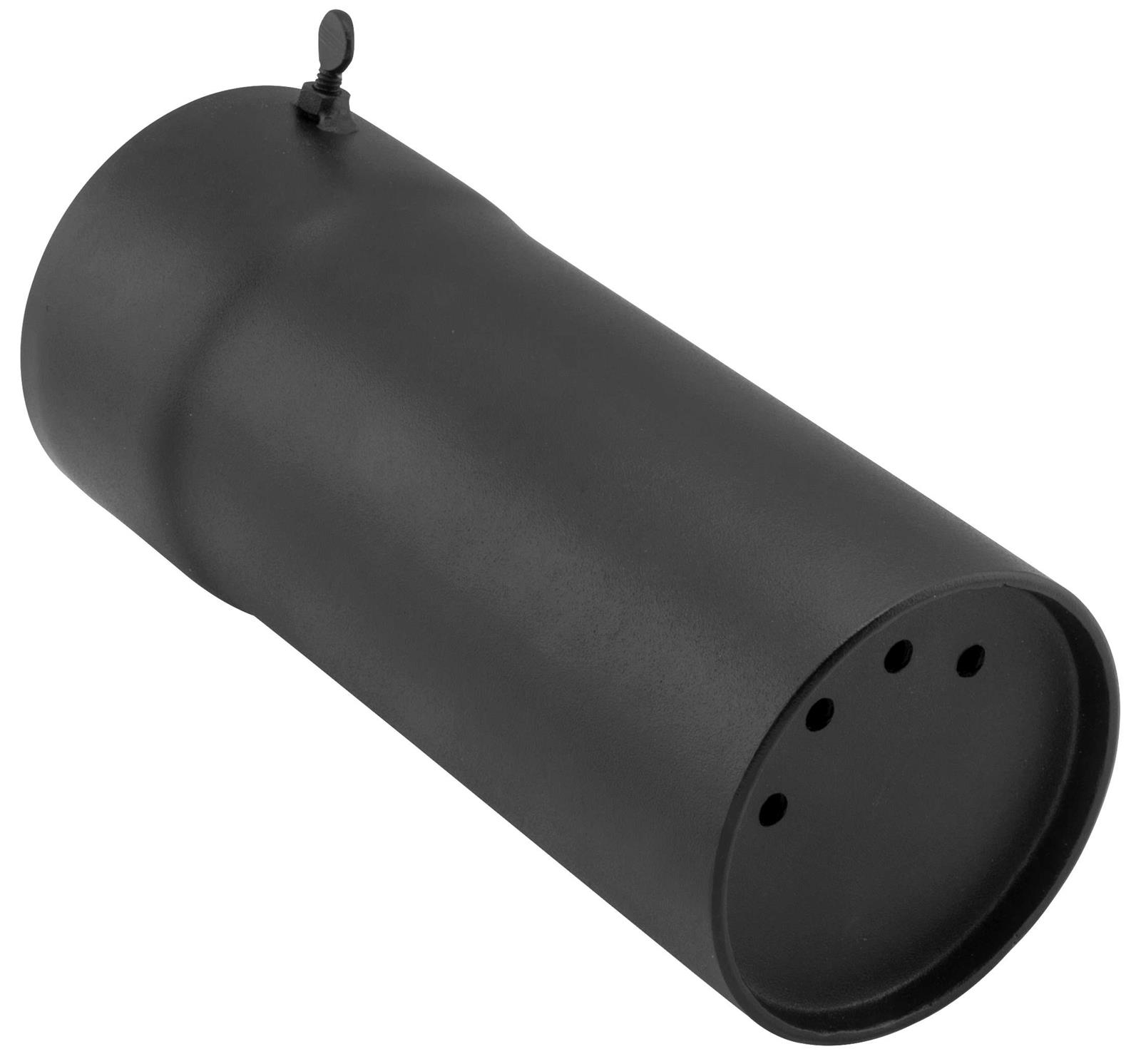 Quadboss Slip-On Steel 4.13 Inch Muffler 157168 Muffler, Hunting End Cap, Steel, Black, 4.125 in. Inlet, 7.125 in. Length, Each