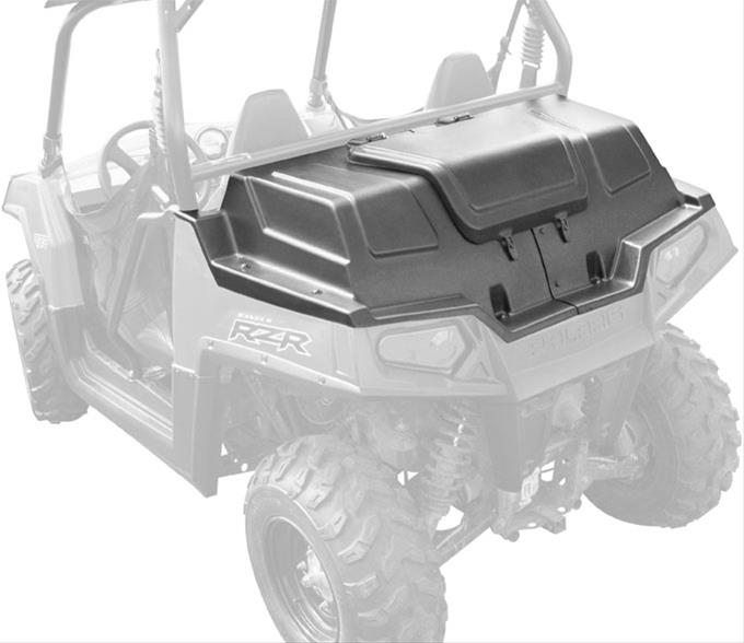 Quadboss Cargo Bed Covers 326779 Tonneau Covers, Covers, Hard Style, Folding, Plastic, Black, Polaris, Each thumbnail 2