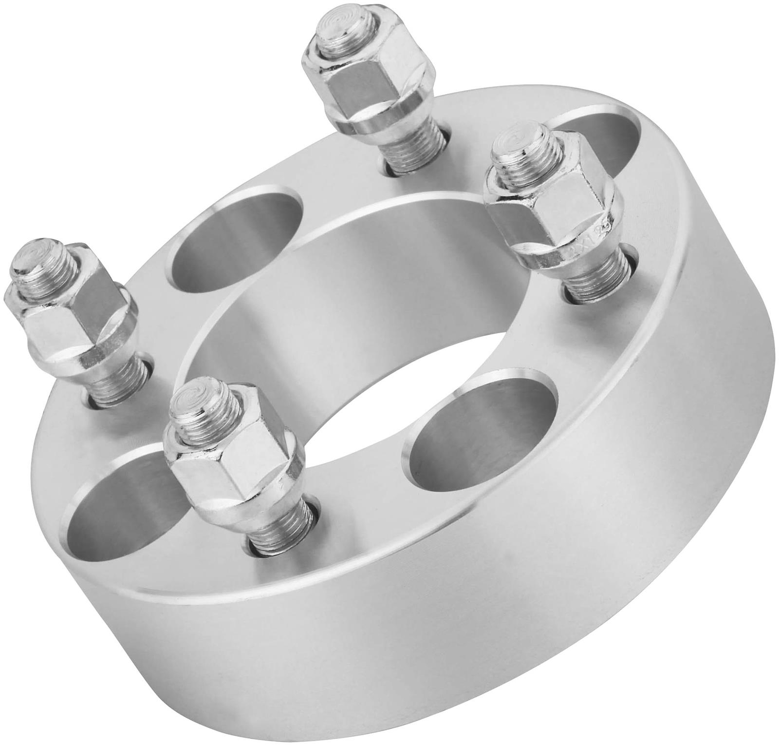 Quadboss 2.5 inch Wheel Spacers 563879 Spacers, 2.50 in. Thick, 4 x 115mm Bolt Pattern, Aluminum, Universal, Pair