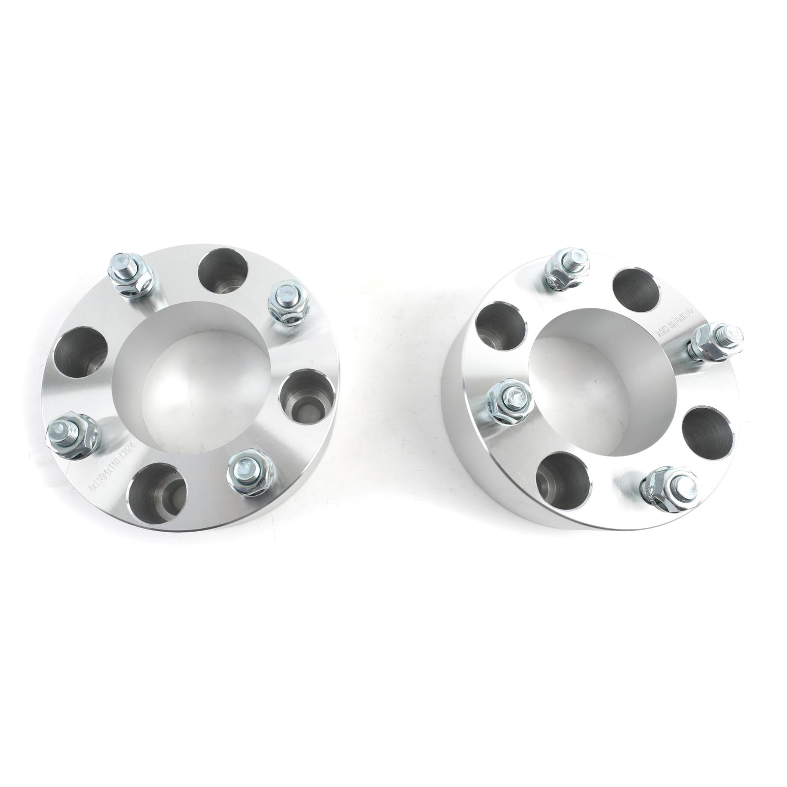 Quadboss 2 inch Wheel Spacers 563874 Spacers, in. Thick, 4 x 110mm Bolt Pattern, Aluminum, Universal, Pair