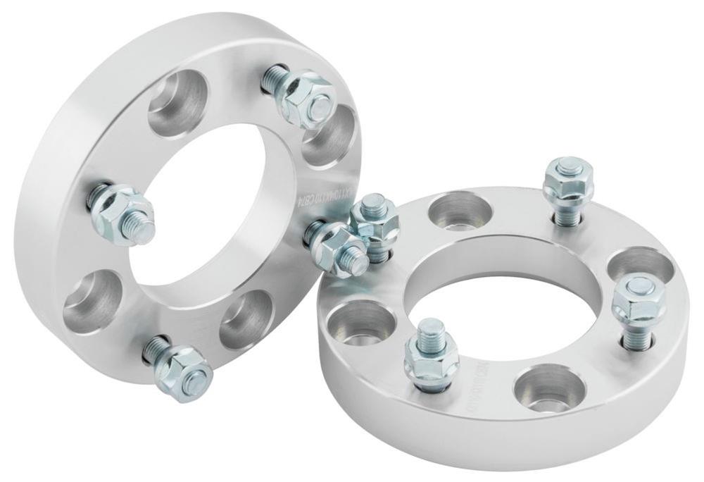 Quadboss 1 inch Wheel Spacers 563516 Spacers, in. Thick, 4 x 156mm Bolt Pattern, Aluminum, Universal, Pair