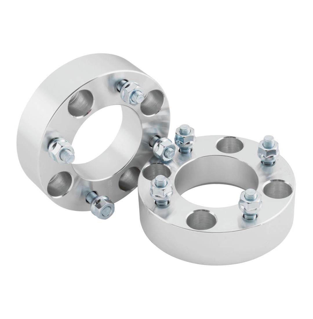 Quadboss 1.5 inch Wheel Spacers 563887 Spacers, 1.50 in. Thick, 4 x 156mm Bolt Pattern, Aluminum, Universal, Pair