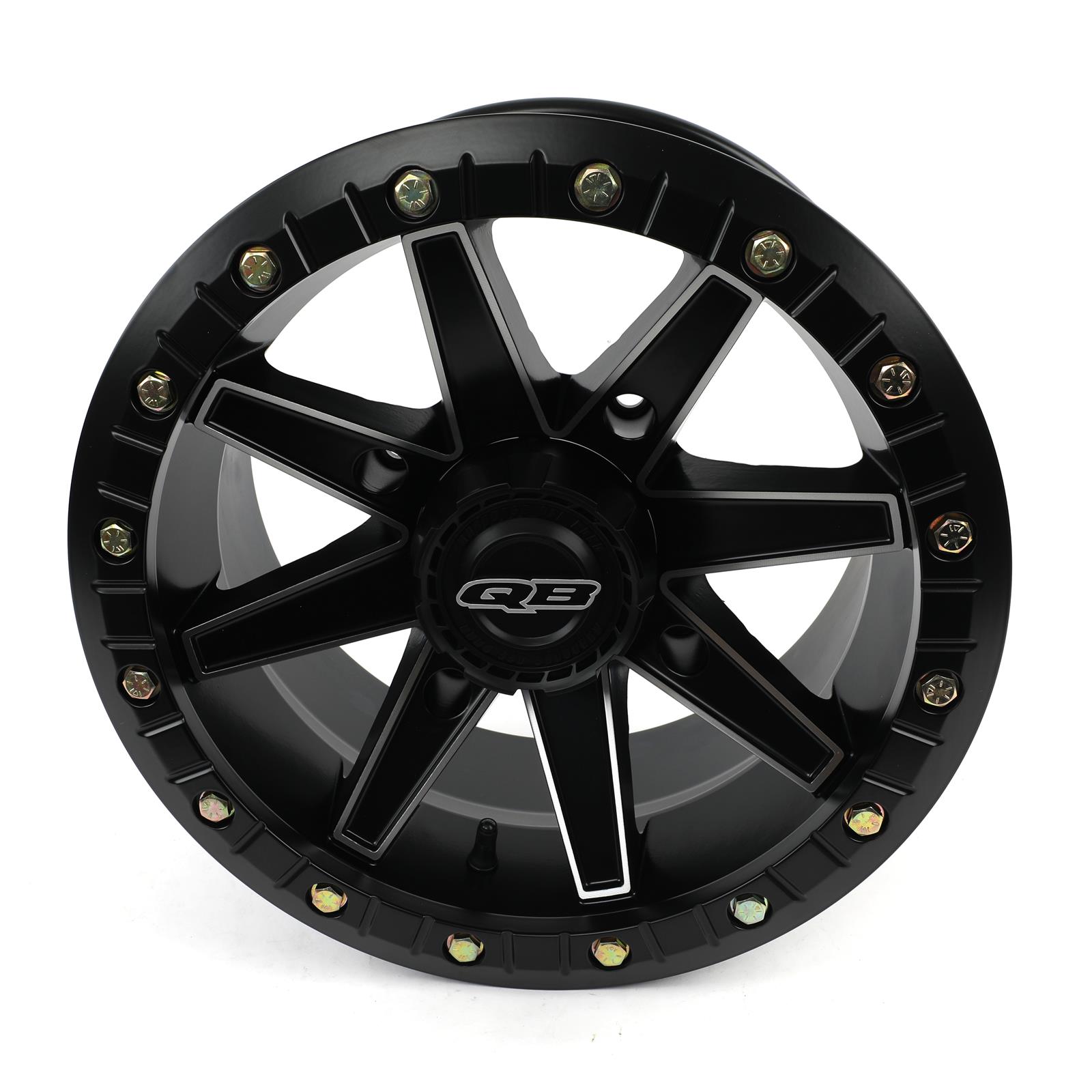 Quadboss 608531 Quadboss Boss Lock Matte Black Machined Wheels