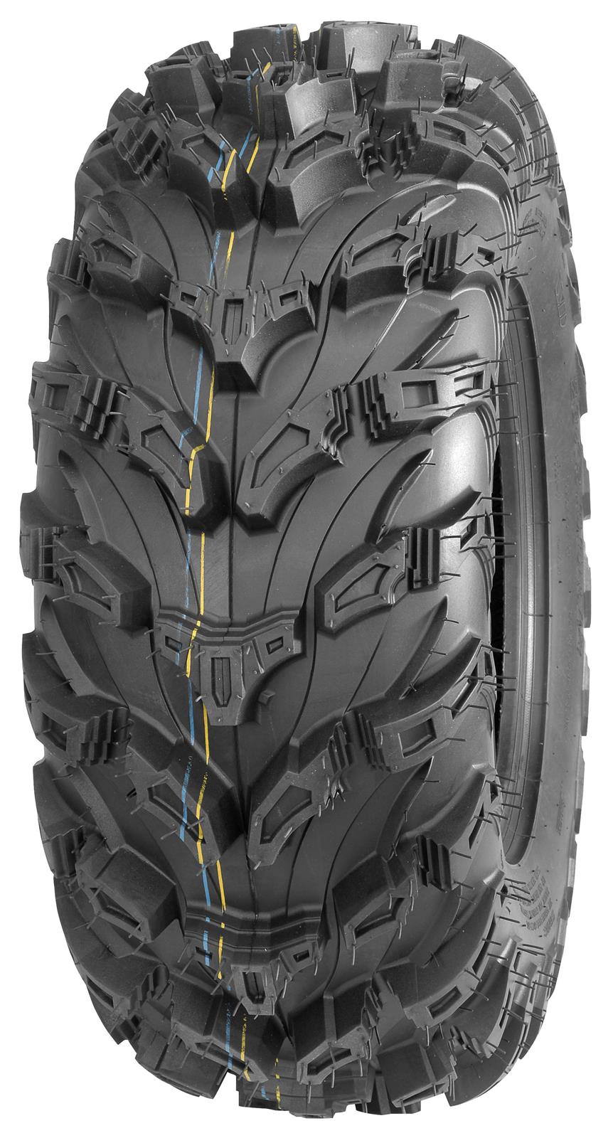 Quadboss QBT672 Mud Tires 26x9-12 Tire, Mud, 26x9-12, Radial, Blackwall, Front, Each