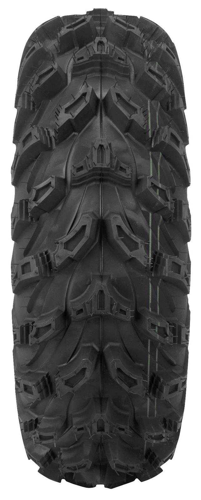 Quadboss QBT672 Mud Tires 27x9-12 Tire, Mud, 27x9-12, Radial, Blackwall, Front, Each