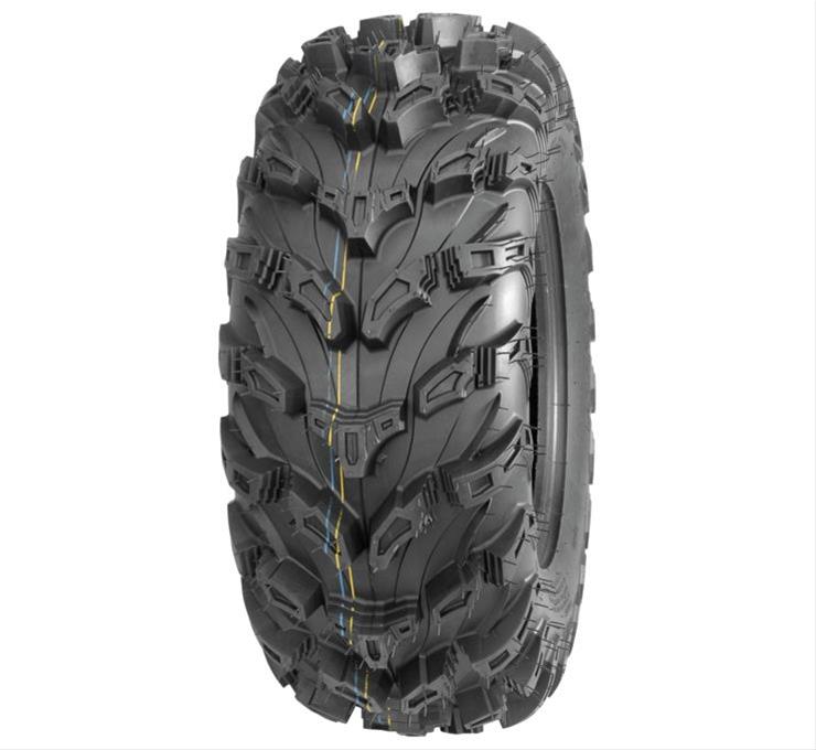 Quadboss QBT672 Mud Tires 27x9-14 Tire, Mud, 27x9-14, Radial, Blackwall, Front, Each