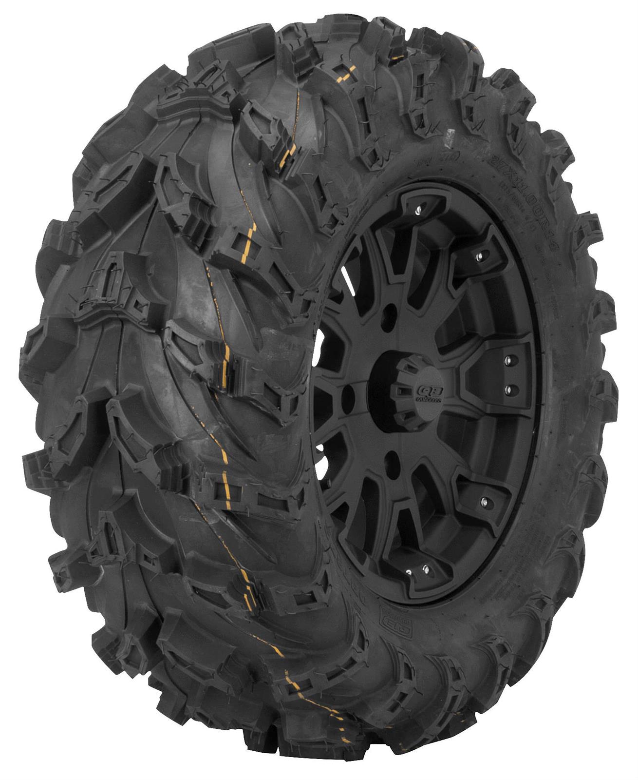 Quadboss QBT672 Mud Tires 27x11-14 Tire, Mud, 27x11-14, Radial, Blackwall, Rear, Each thumbnail 2