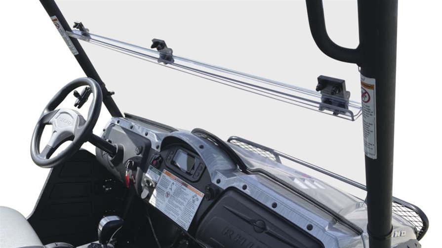 Quadboss Powersports Windshields 375779 Windshields, QB WINDBREAK FOLDING SHIELD, Clear thumbnail 4