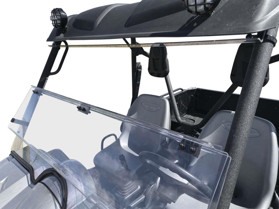 Quadboss Powersports Windshields 375779 Windshields, QB WINDBREAK FOLDING SHIELD, Clear