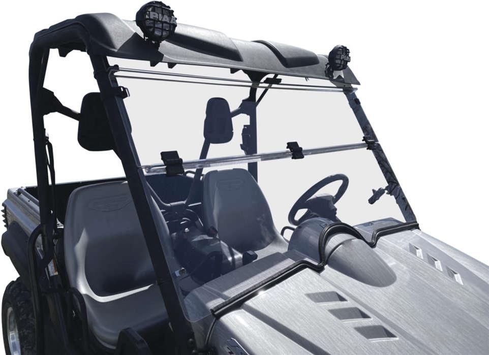 Quadboss Powersports Windshields 375779 Windshields, QB WINDBREAK FOLDING SHIELD, Clear thumbnail 3