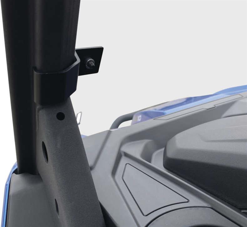 Quadboss Powersports Windshields 375784 Windshields, QB WINDBREAK FOLDING SHIELD, Clear thumbnail 4