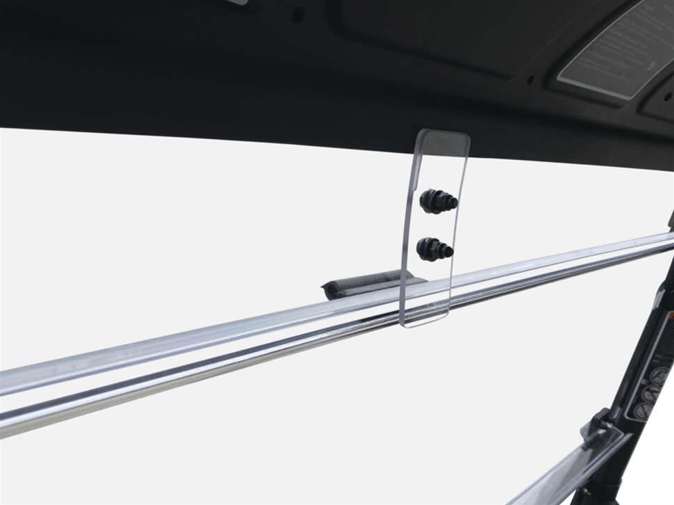 Quadboss Powersports Windshields 375784 Windshields, QB WINDBREAK FOLDING SHIELD, Clear thumbnail 2