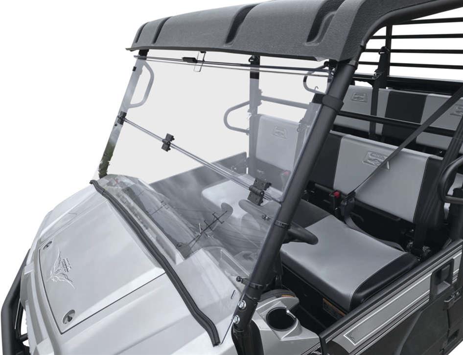 Quadboss Powersports Windshields 375787 Windshields, QB WINDBREAK FOLDING SHIELD, Clear thumbnail 3