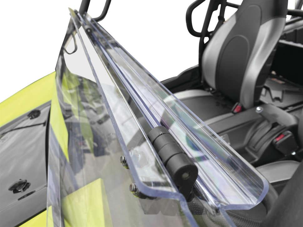 Quadboss Powersports Windshields 375788 Windshields, QB WINDBREAK FOLDING SHIELD, Clear