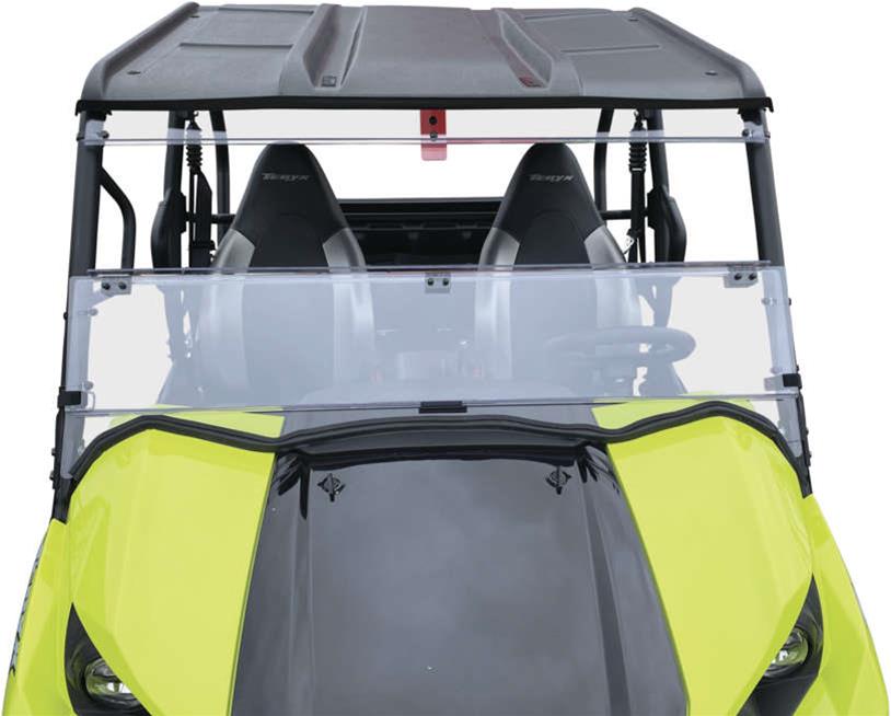 Quadboss Powersports Windshields 375788 Windshields, QB WINDBREAK FOLDING SHIELD, Clear thumbnail 4