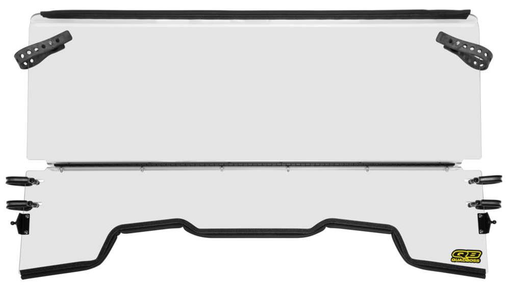 Quadboss Powersports Windshields 375643 Windshields, FOLDING WINDSHIELD QUADBOSS, Folding
