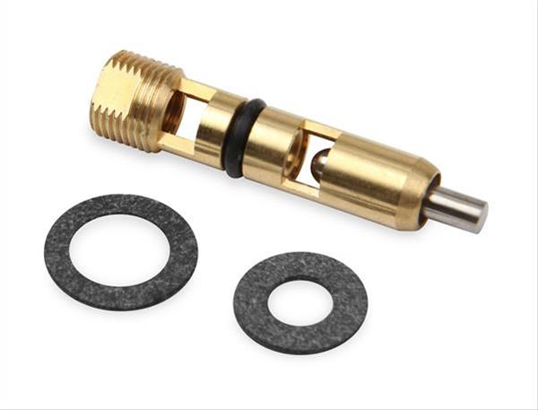 Quick Fuel Needle and Seat Assemblies 18-2-10QFT Carburetor Seats, Assemblies, Center Hung, 0.110 in. Seat, Viton® Needle, Demon/Holley/Quick Fuel/Barry Grant, Set of 10