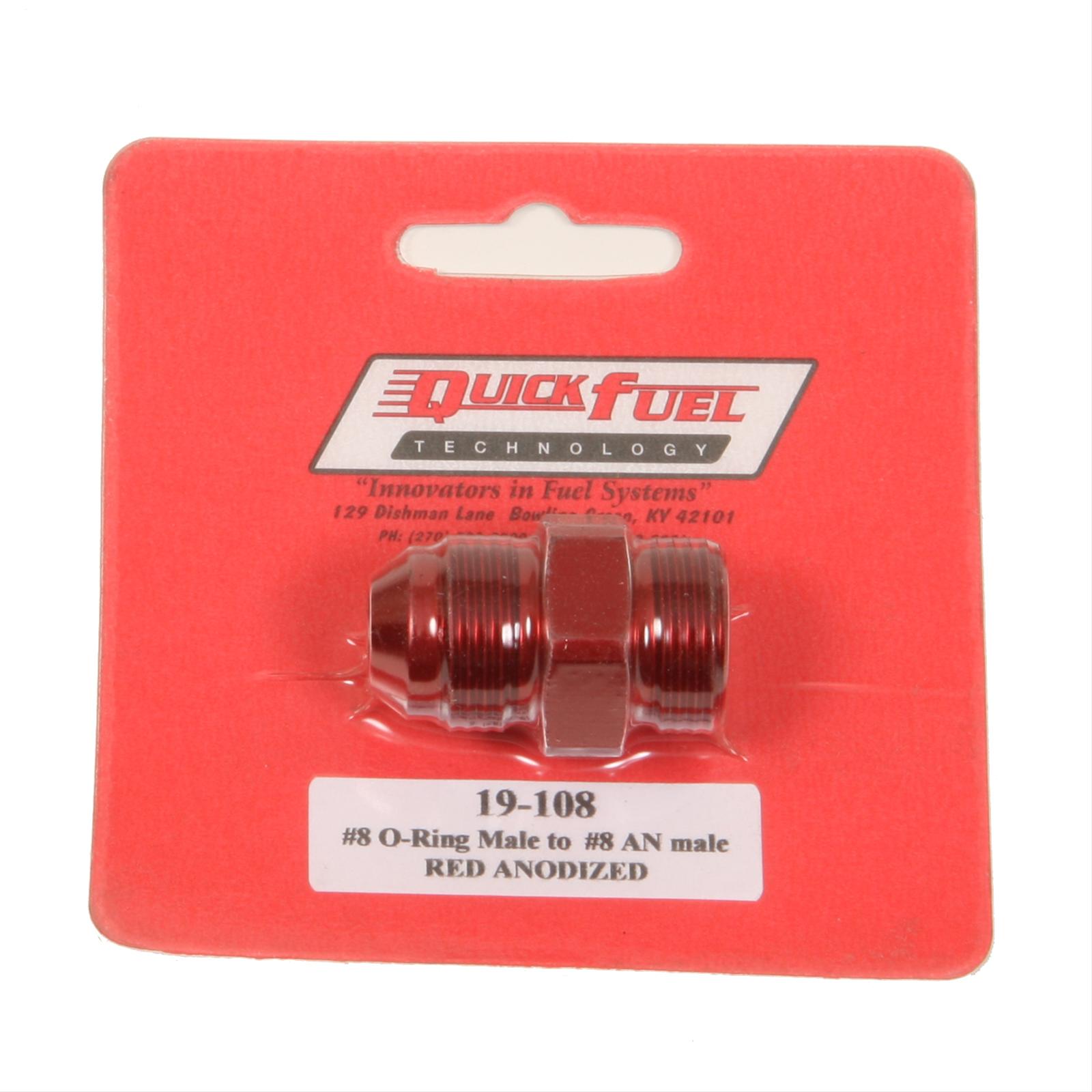 Quick Fuel 19108QFT Quick Fuel Carburetor and Fuel System Fittings