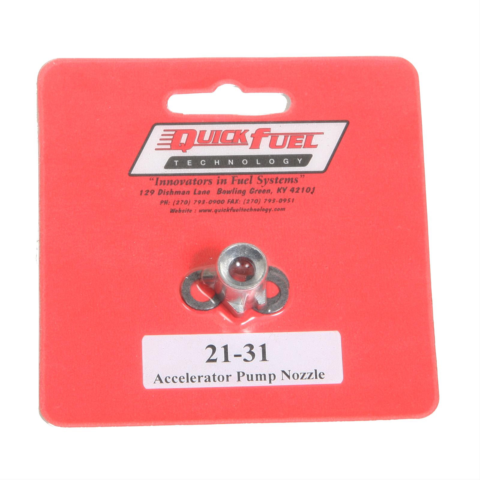 Quick Fuel 2131QFT Quick Fuel Accelerator Pump Discharge Nozzles