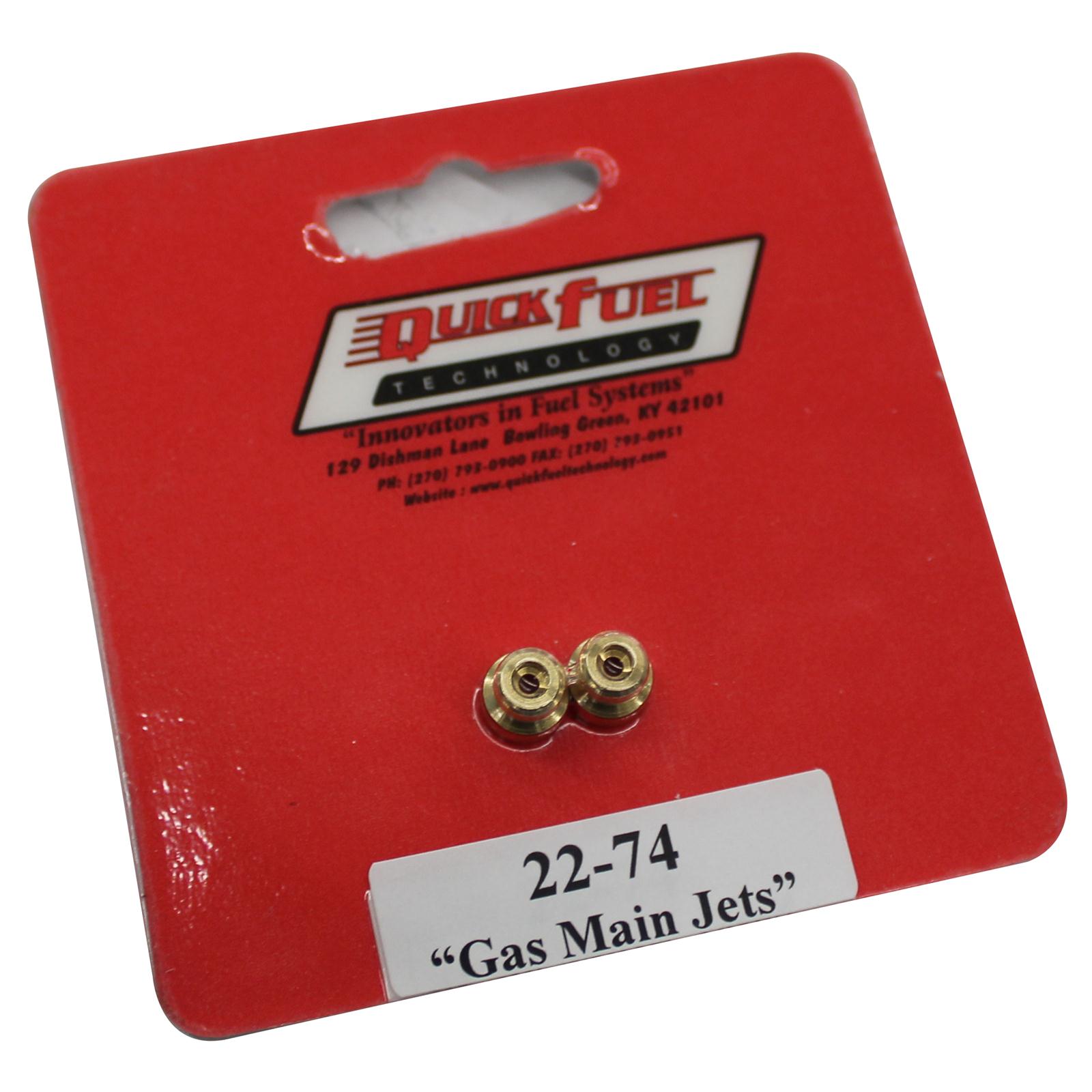 Quick Fuel 2274QFT Quick Fuel Standard Main Jets Summit Racing