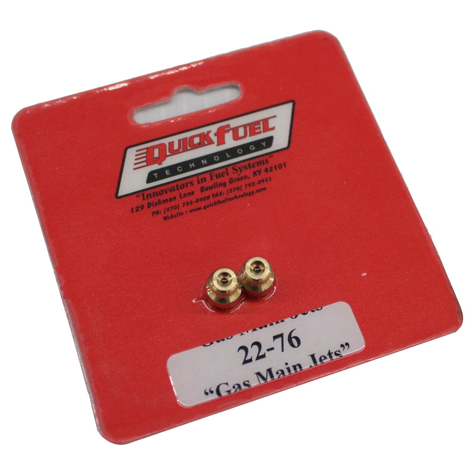 Quick Fuel Holley Carburetor Brass Main Jet EXTENSIONS EXTENSION 2 PACK 22-1