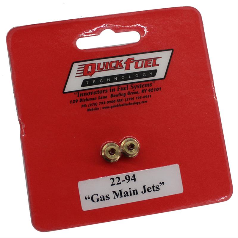 Quick Fuel 2294QFT Quick Fuel Standard Main Jets Summit Racing