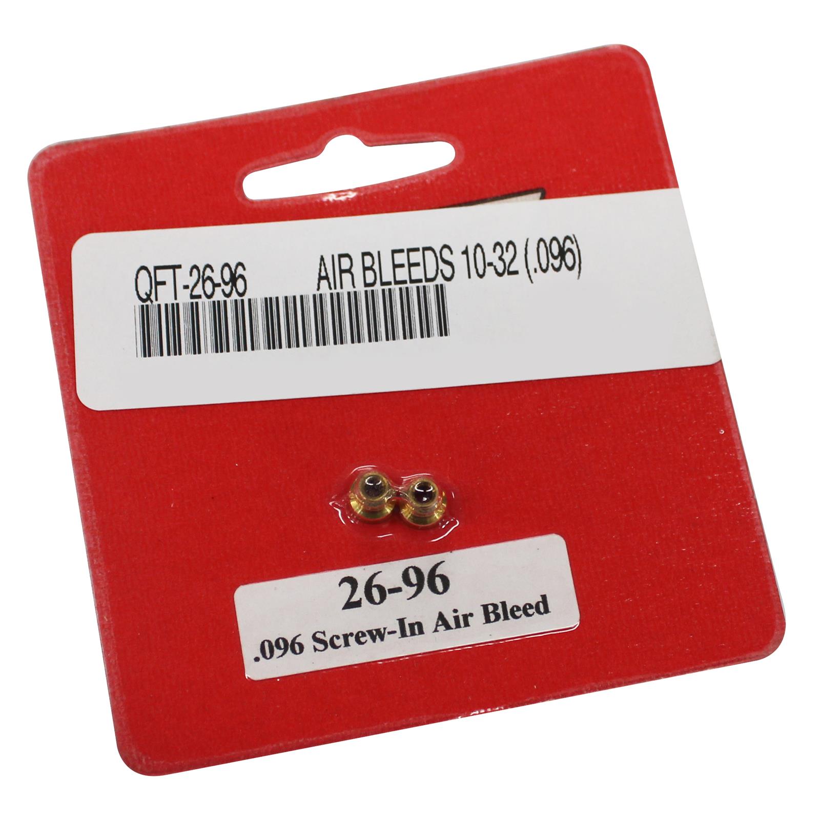 Quick Fuel 2696 Quick Fuel Air Bleeds Summit Racing