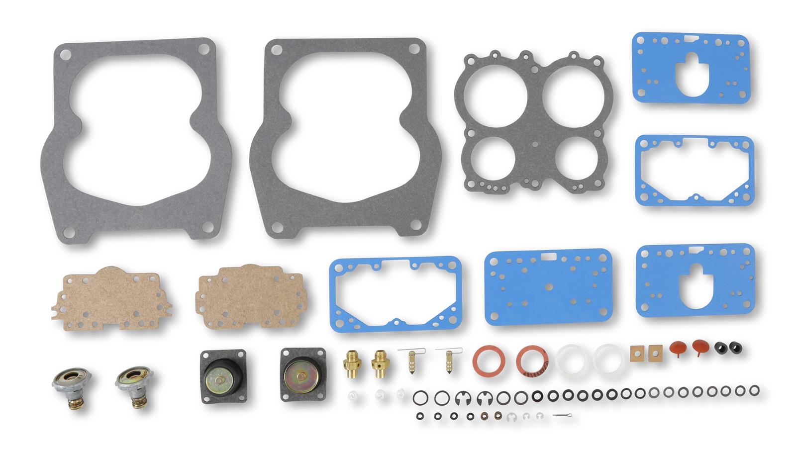 Quick Fuel Performance Carburetor Rebuild Kits 3-206QFT Kit, Performance, Non-Stick Blue Gaskets, Holley, 4165, 4175 Models, Kit