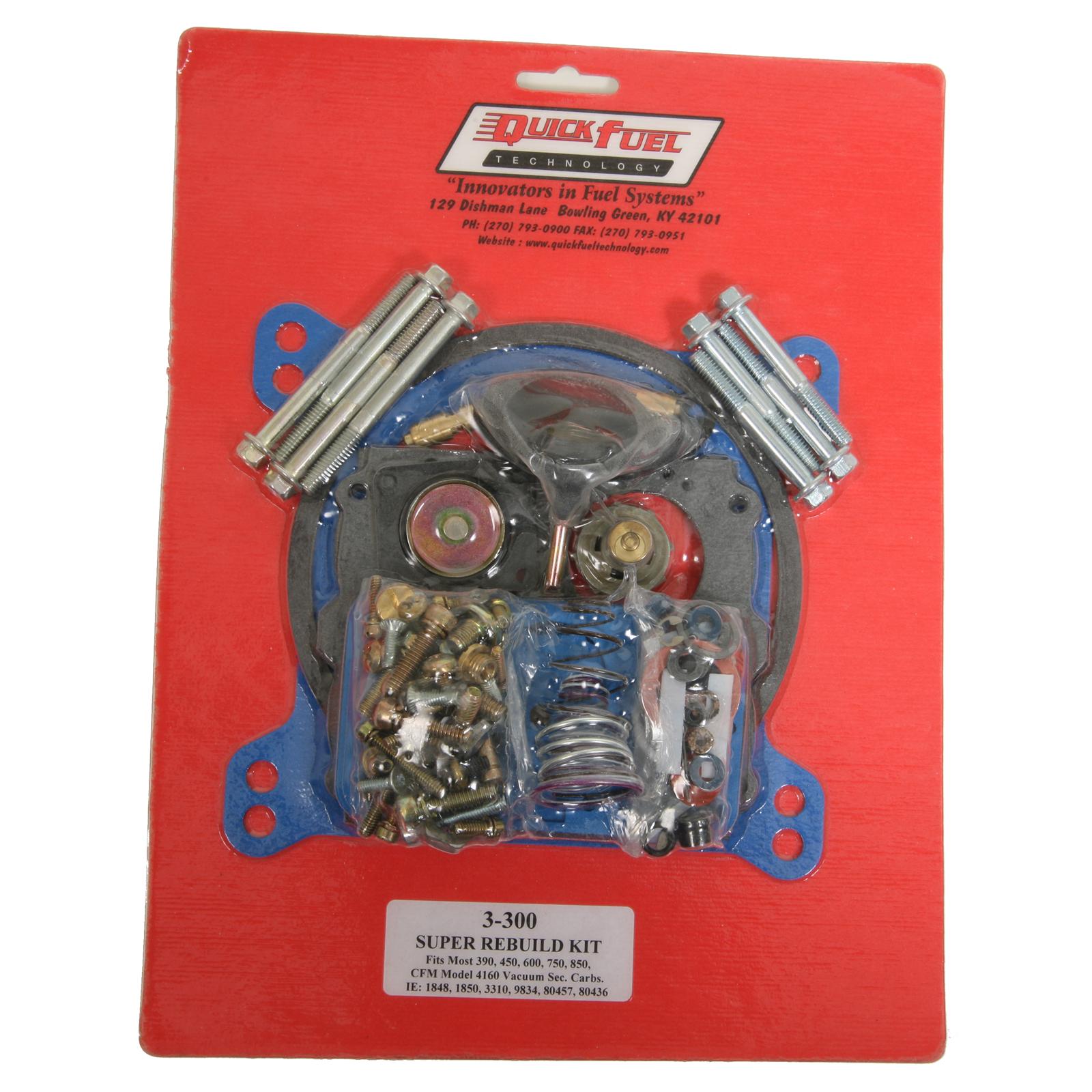 Quick Fuel 3300QFT Quick Fuel Super Carburetor Rebuild Kits Summit