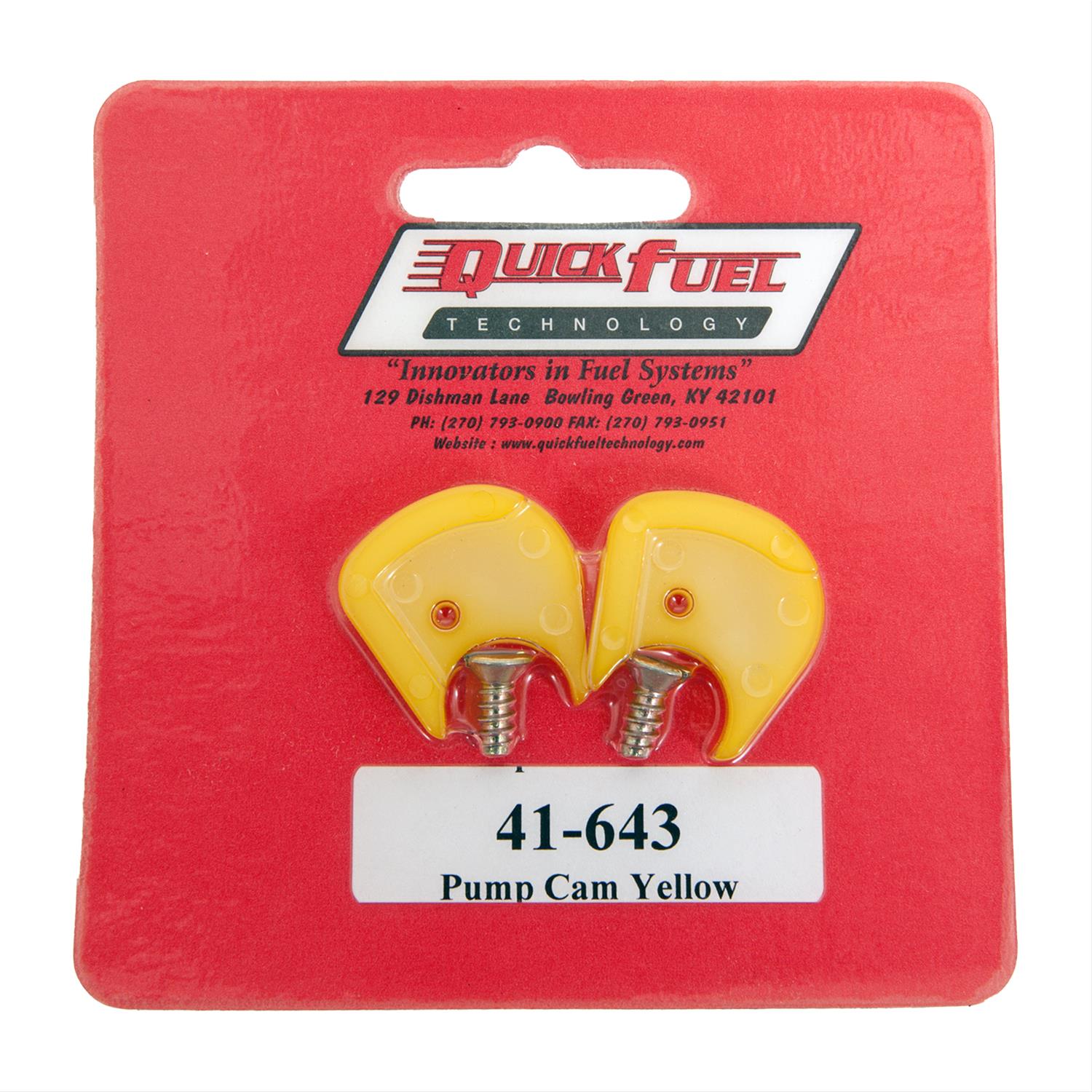 Quick Fuel 41643QFT Quick Fuel Accelerator Pump Cams Summit Racing