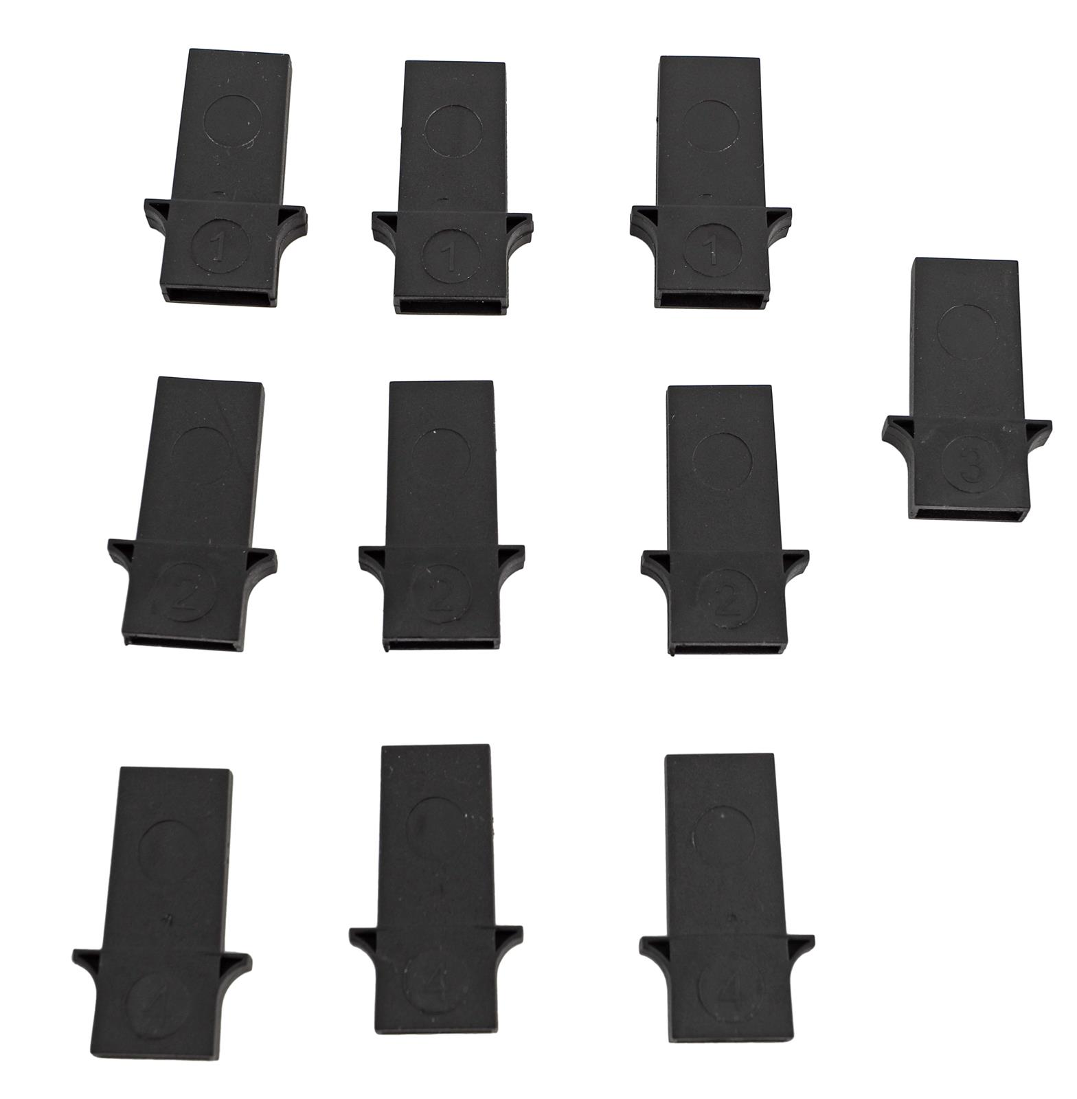 Quick Fuel Bowl Vent Baffles 59-10-10QFT Baffles, Nylon, 2.00 in. Length, Set of 10