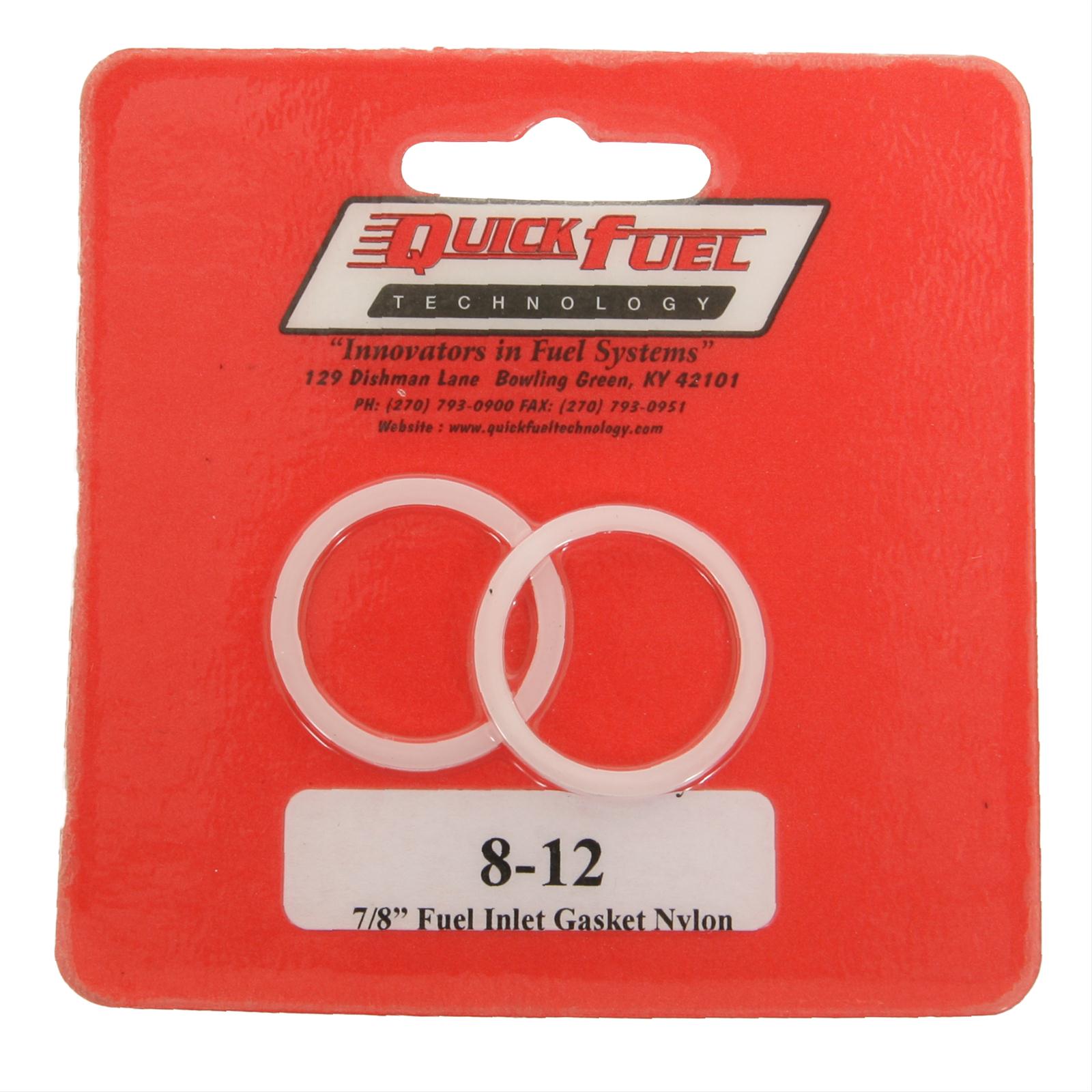 Gasket様 リクエスト 8点 まとめ商品 Quick Fuel 8-12QFT Quick Fuel Carburetor Inlet Fitting Gaskets