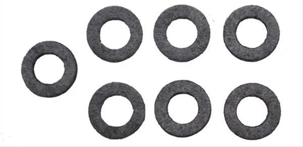 Quick Fuel Carburetor Bowl Screw Gaskets 8-40QFT Gaskets, Fiber, Set of 8