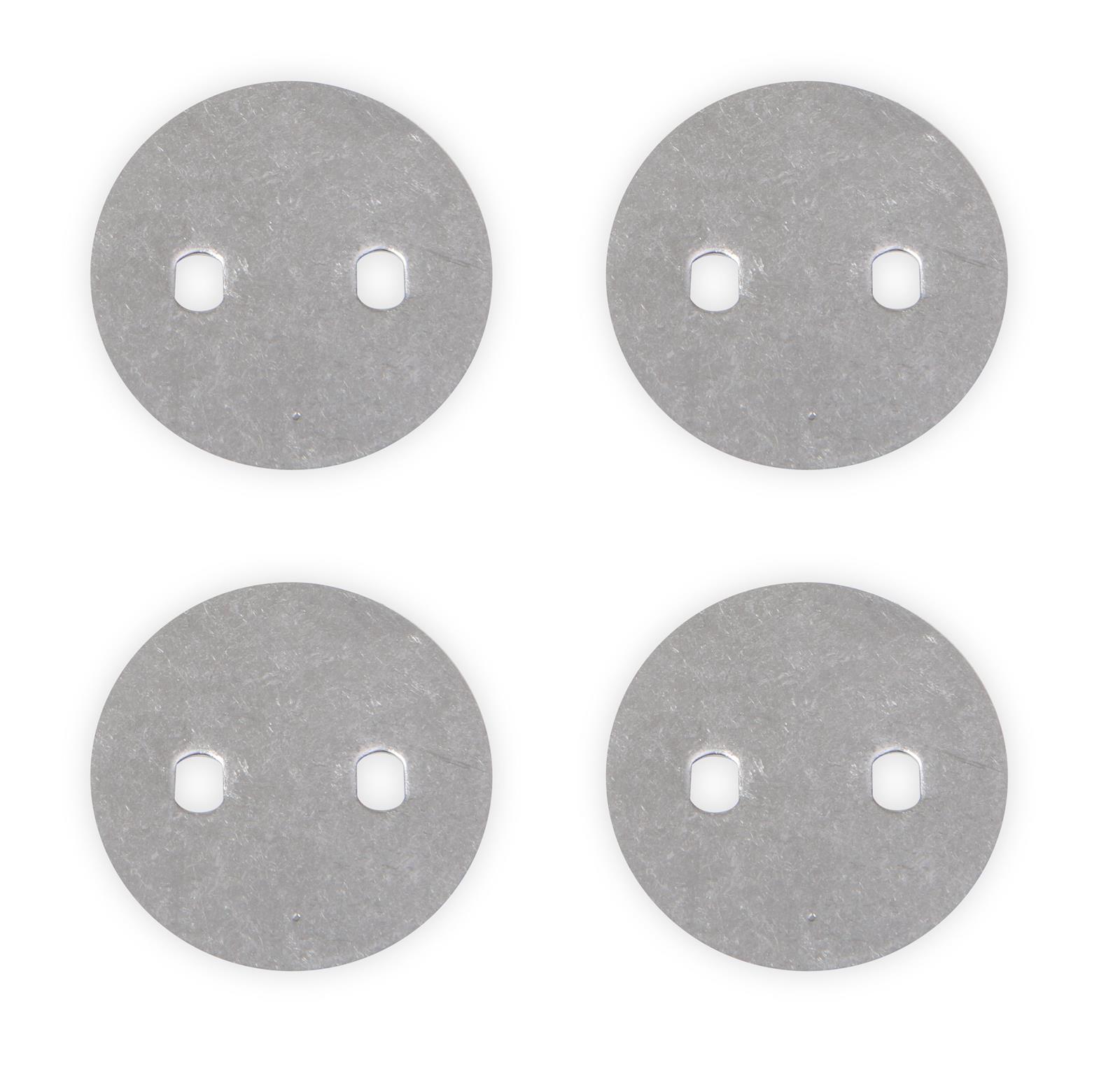Quick Fuel Carburetor Throttle Plates 9-172QFT Plates, Steel, 1 11/16 in. Diameter, 0.040 in, Thick, Set of 4