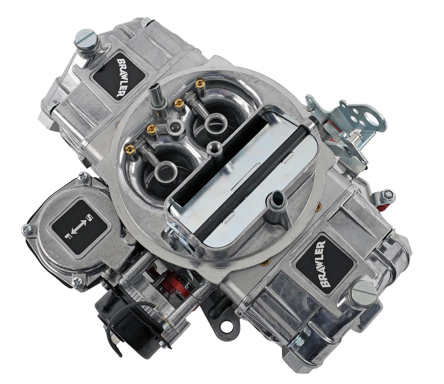 thumbnail image 2 of Brawler Fuel Line Carburetor Carb – Braided Stainless Steel – GAUGE F1-A66 By RPM, Fits Holley 2 of 6