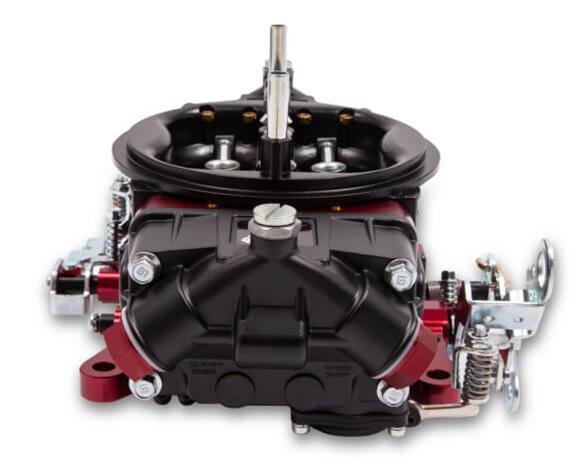 Quick Fuel Brawler Race Series 850 CFM 4-Barrel Carburetor BR-67332 Carburetor, Series, cfm, Mechanical Secondary, 4-Barrel, Square Bore, Black Powdercoat, Red Anodized Metering Blocks, Each thumbnail 6