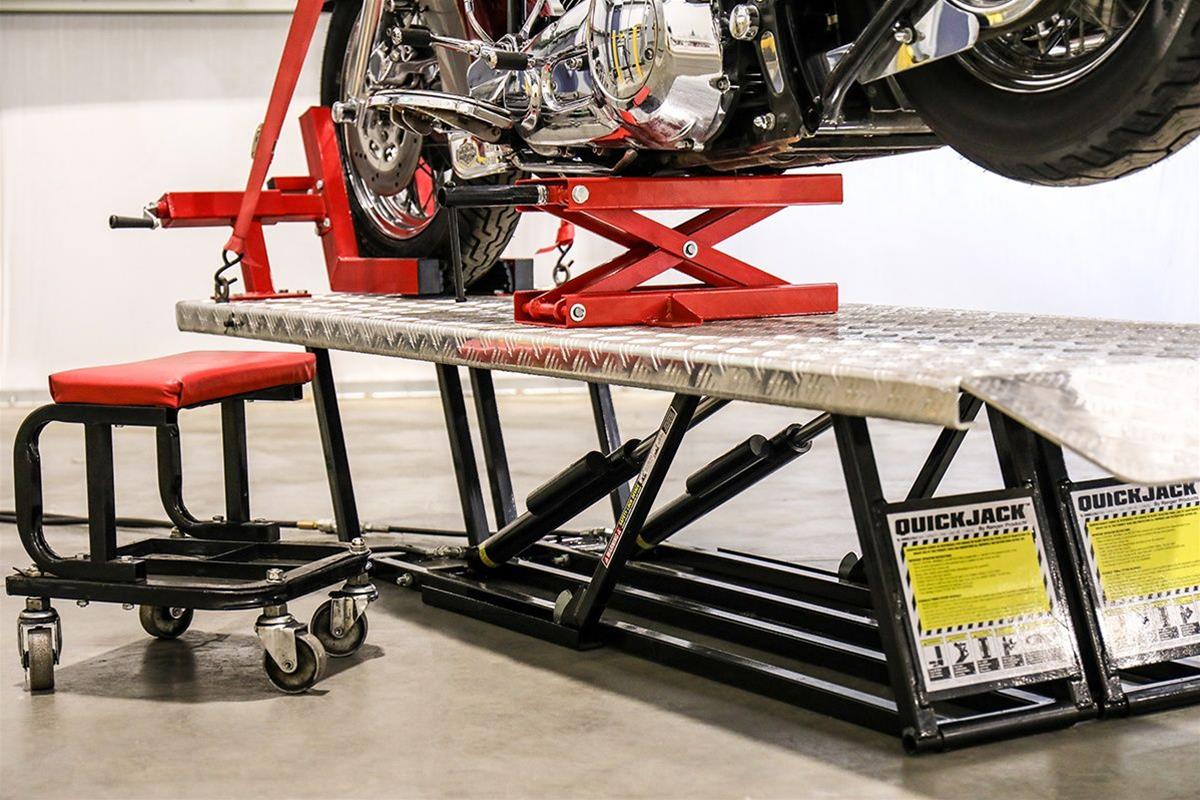 QuickJack 5150007 QuickJack Motorcycle Lift Adapters Summit Racing
